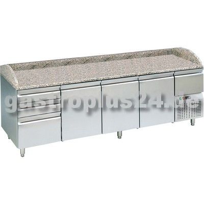Refrigerated Pizza Table PK 25, 3 Doors, 3 Drawers