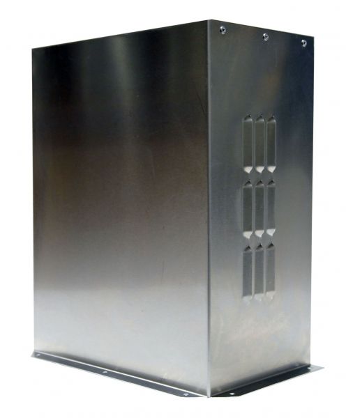 Motor protection cover for kitchen exhaust air boxes