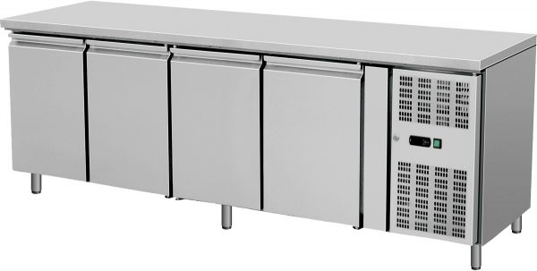 Refrigerated Table with Convection Cooling, GN 1/1, -2°C / +8°C, 4 Doors