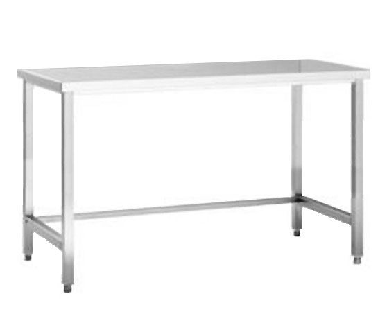 Work Table without Bottom Shelf, WxDxH 600x600x850mm, TOP-Line