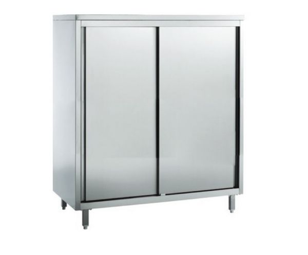 Tall Cabinet, 1000 x 600 x 2000, sliding doors, 3 intermediate shelves
