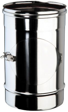 Element für einwandige Rohre mit Prüföffnung Ø 130 mm