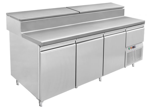 Refrigerated Pizza Table &amp;quot;American Style&amp;quot;, 3 Doors