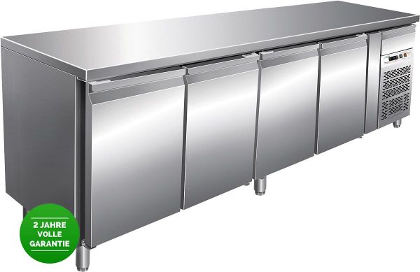 Kühltisch, Umluft, GN1/1, Edelstahl, 553 Liter