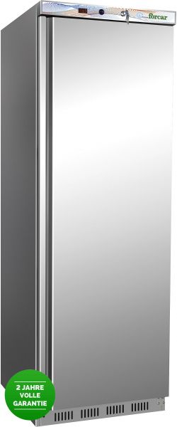 Kühlschrank, Statisch, Edelstahl, 350 Liter