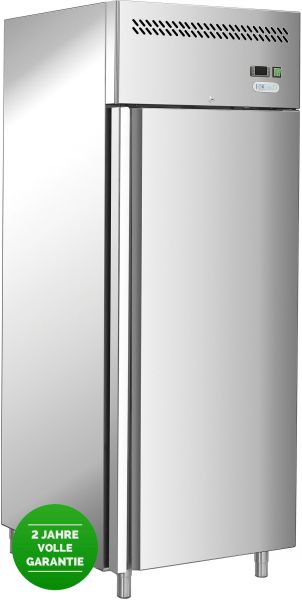 Kühlschrank, Umluft, Edelstahl, 650 Liter