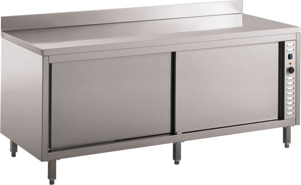 Hot Cabinet, 1800 x 600 x 850mm, with Upstand