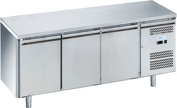 Tiefkühltisch, Umluft, GN1/1, Edelstahl, 417 Liter