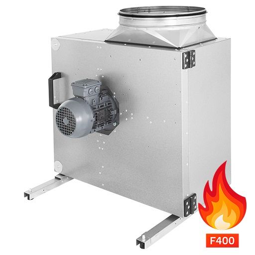 Küchen-Brandgasabluftbox, 200°C, 4.350m³/h, Regelung nur mit FU