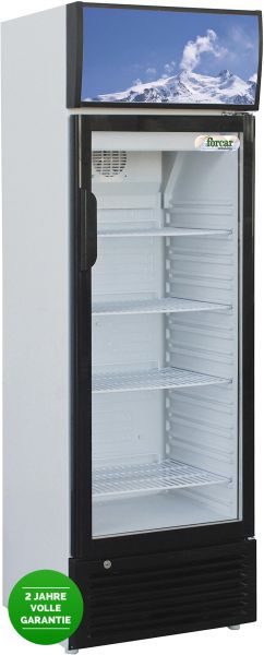 Display Kühlschrank, Glastür, 244 Liter