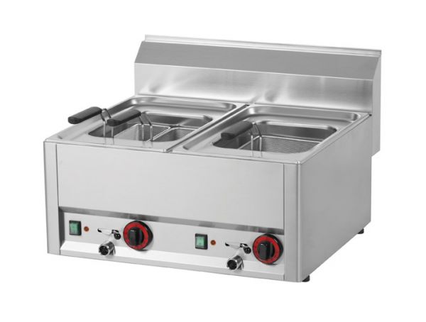 Pasta Cooker, 400 V, Tabletop Unit, with Drain Tap