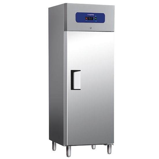 Kühlschrank 400 Liter aus Edelstahl für Fisch mit statischer Kühlung, 0°/-5°C