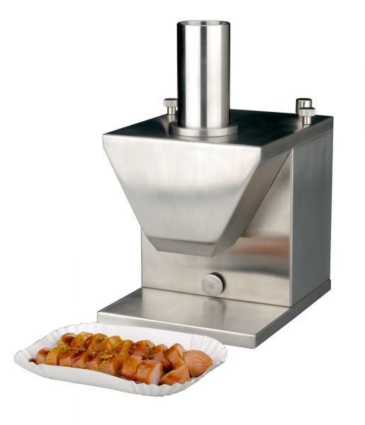 Currywurst Slicer, electrical, Large Infeed