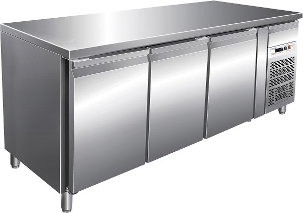 Kühltisch, Umluft, GN1/1, Edelstahl, 339 Liter