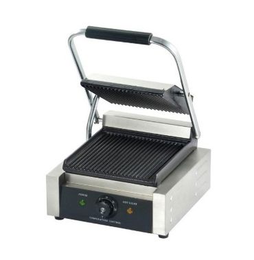 Electric Contact Grill Varese, corrugated Cast Iron Plates